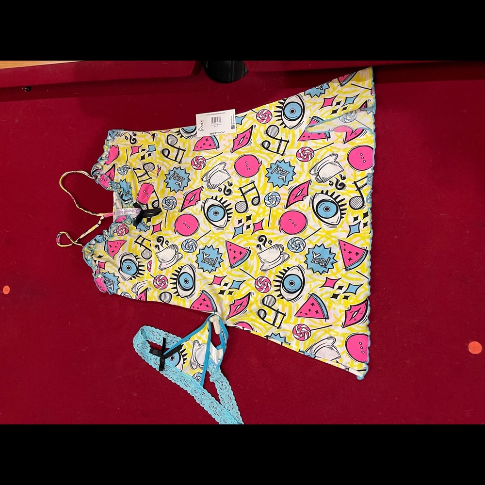 Pajama dress with underwear included